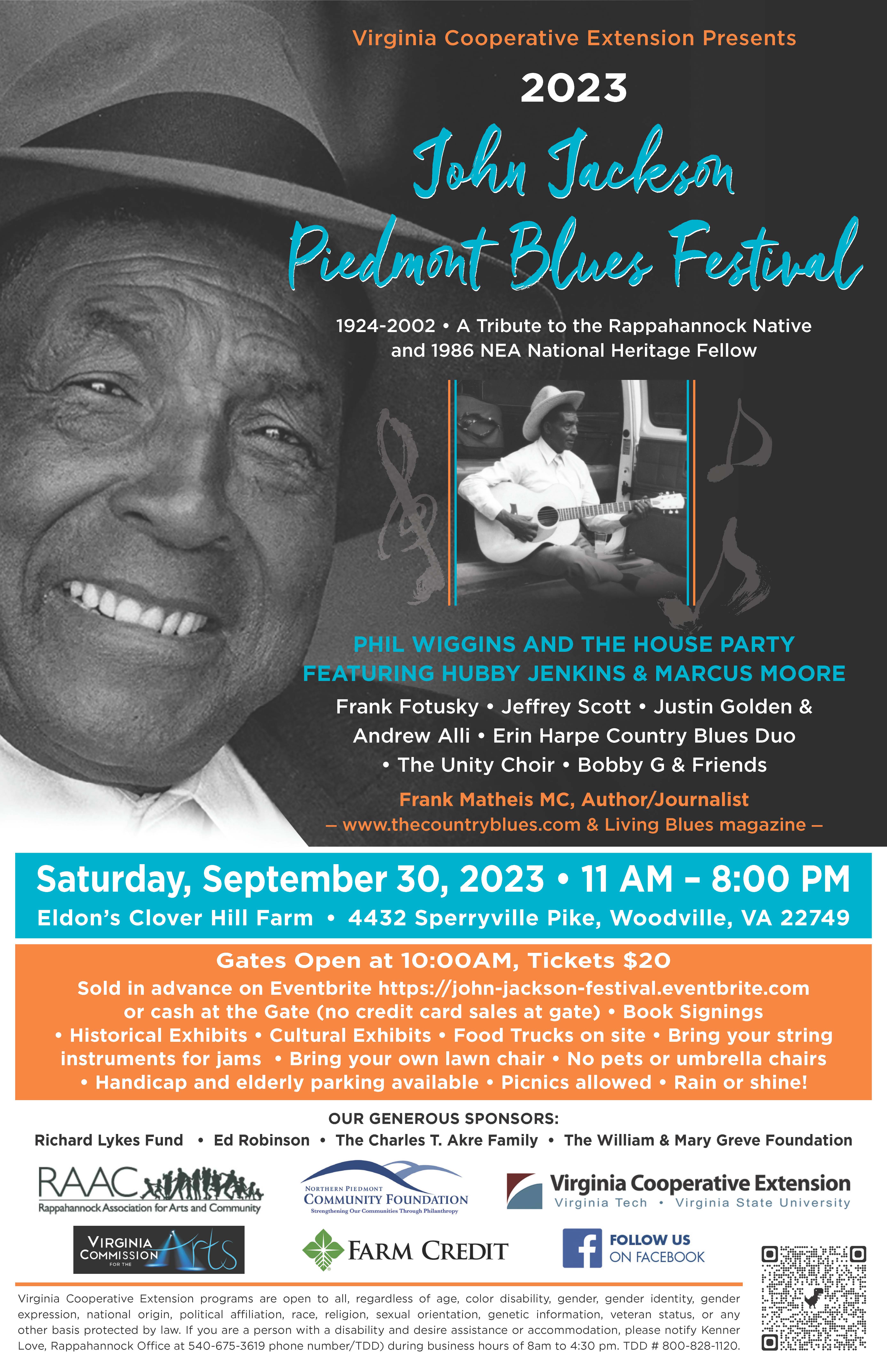 2023 John Jackson Piedmont Blues Festival